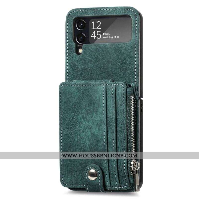 Coque Samsung Galaxy Z Flip 4 Porte-cartes / Porte-monnaie