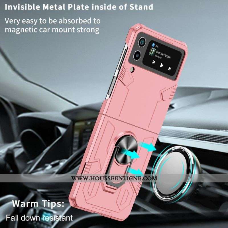Coque Samsung Galaxy Z Flip 4 Résistante Futuriste