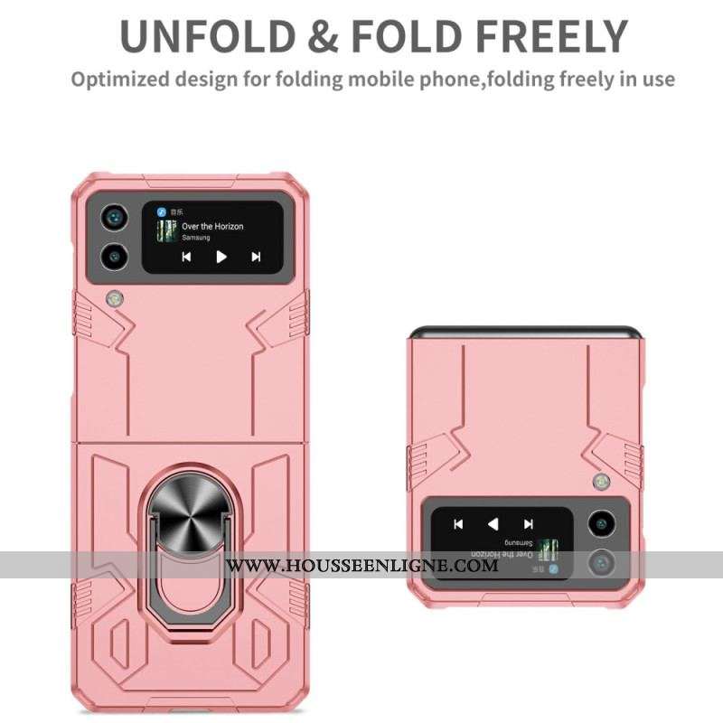 Coque Samsung Galaxy Z Flip 4 Résistante Futuriste