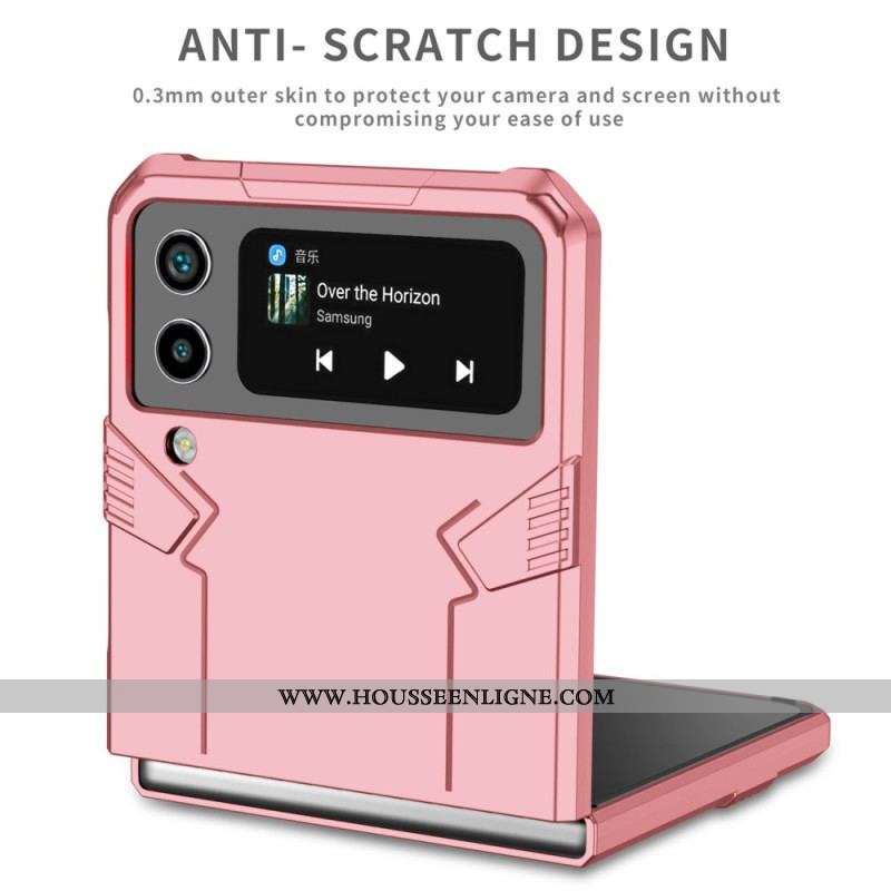 Coque Samsung Galaxy Z Flip 4 Résistante Futuriste