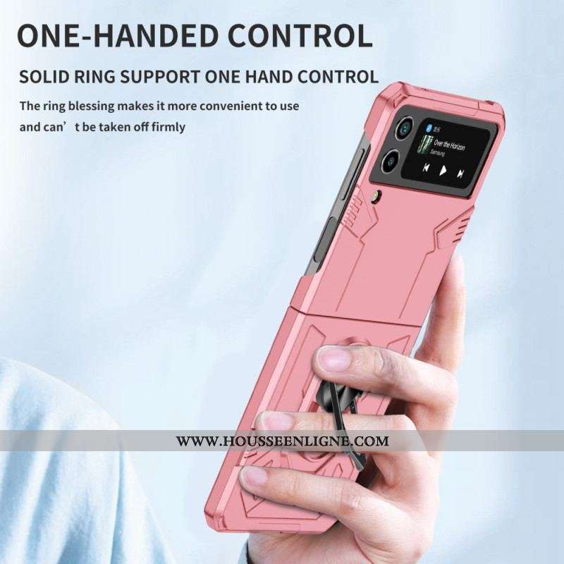 Coque Samsung Galaxy Z Flip 4 Résistante Futuriste