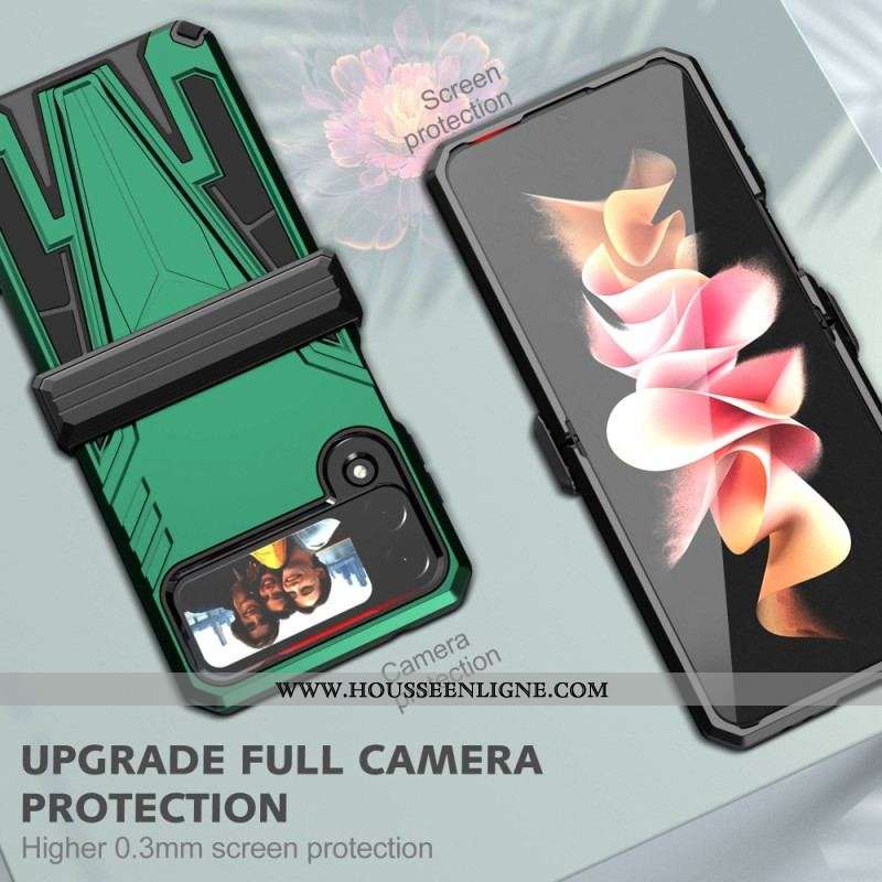 Coque Samsung Galaxy Z Flip 4 Résistante Support Premium
