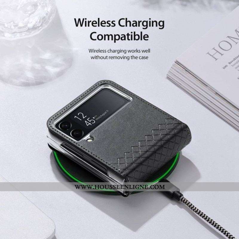 Coque Samsung Galaxy Z Flip 4 Simili Cuir Dux Ducis
