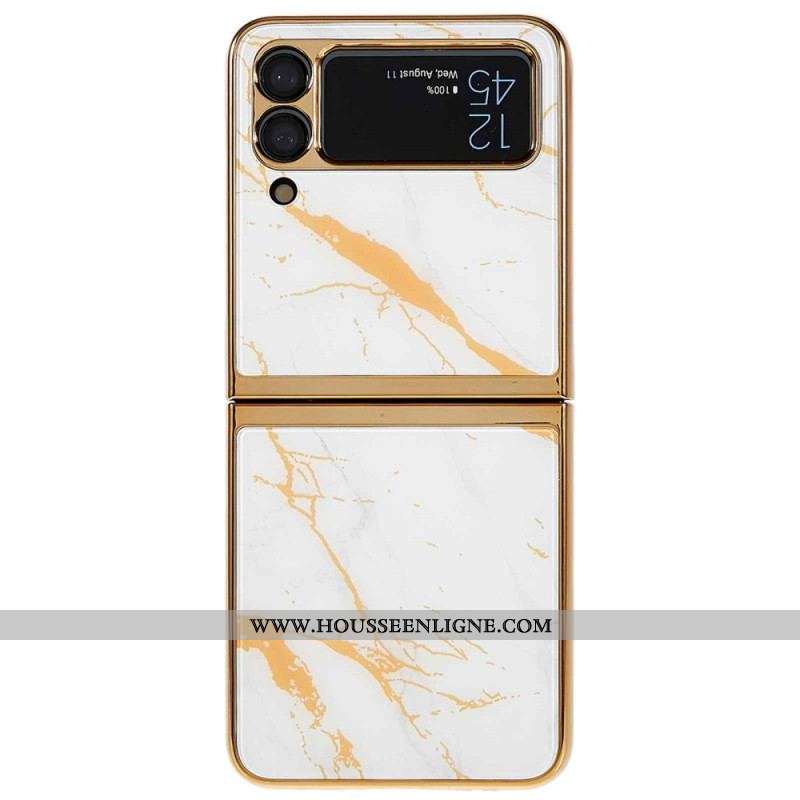 Coque Samsung Galaxy Z Flip 4 Style Marbre