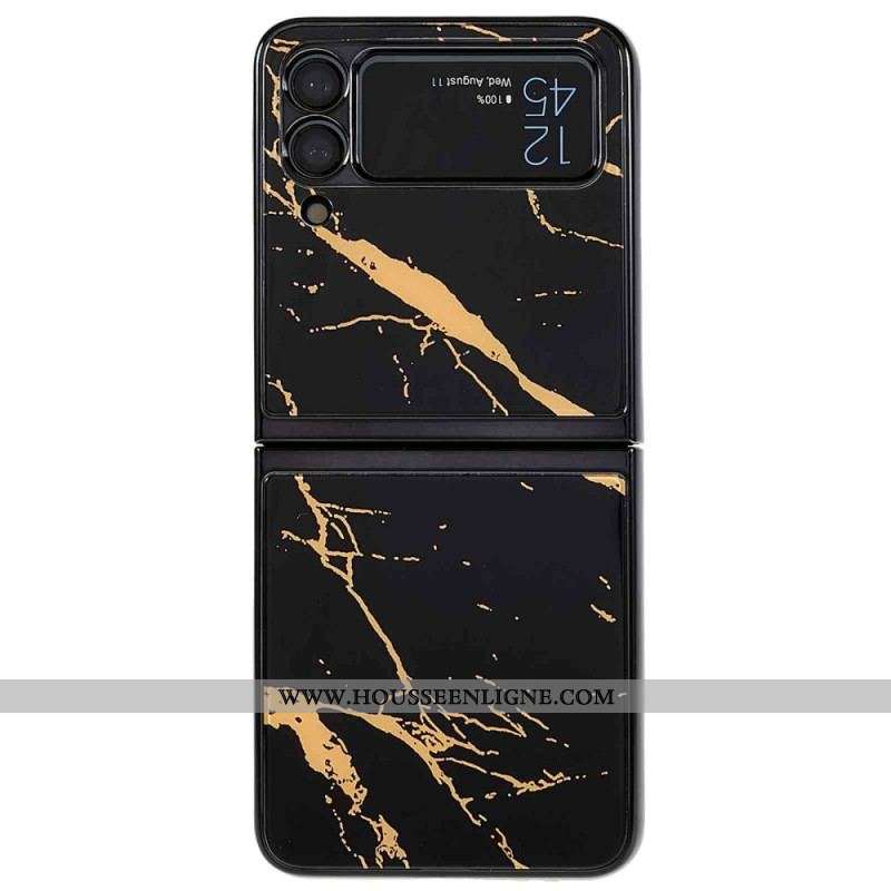 Coque Samsung Galaxy Z Flip 4 Style Marbre