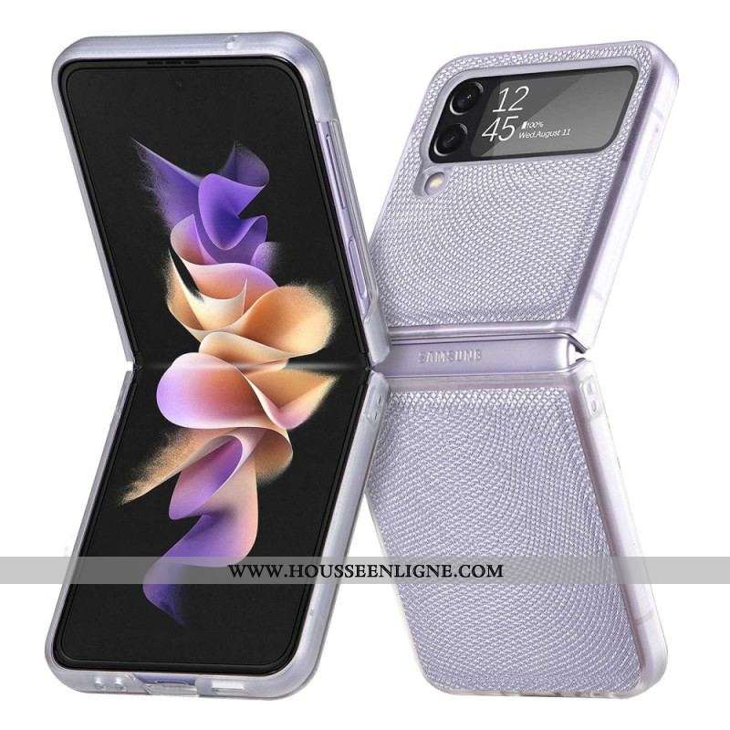 Coque Samsung Galaxy Z Flip 4 Style Serpent sur Silicone Transparent