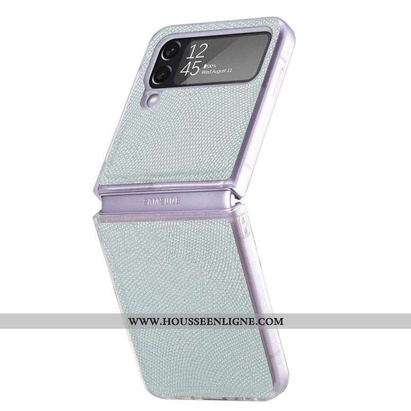 Coque Samsung Galaxy Z Flip 4 Style Serpent sur Silicone Transparent