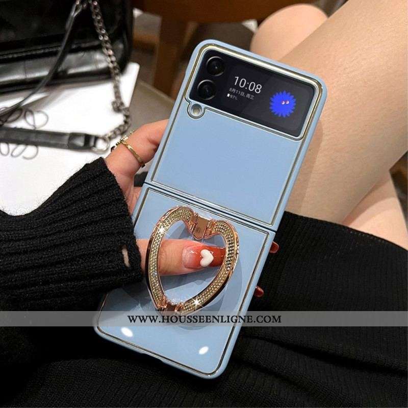 Coque Samsung Galaxy Z Flip 4 Support Coeur