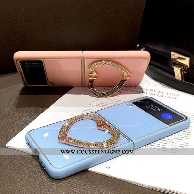 Coque Samsung Galaxy Z Flip 4 Support Coeur