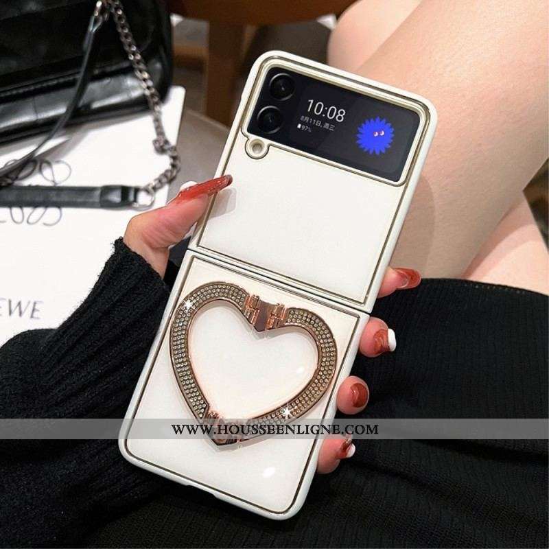 Coque Samsung Galaxy Z Flip 4 Support Coeur