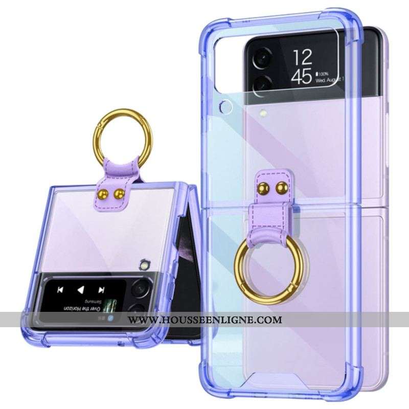 Coque Samsung Galaxy Z Flip 4 Teintée avec Anneau GKK