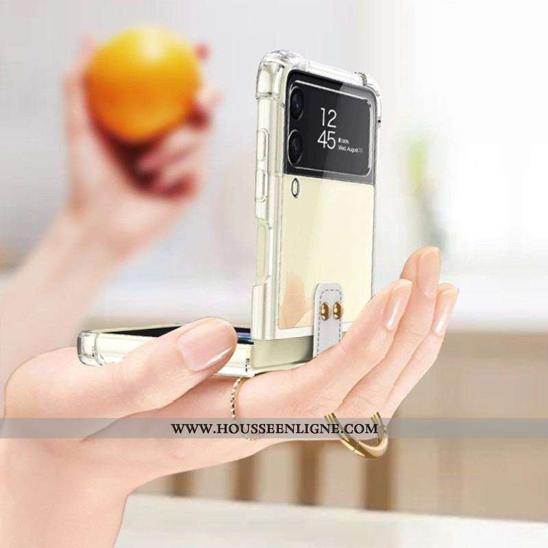 Coque Samsung Galaxy Z Flip 4 Teintée avec Anneau GKK
