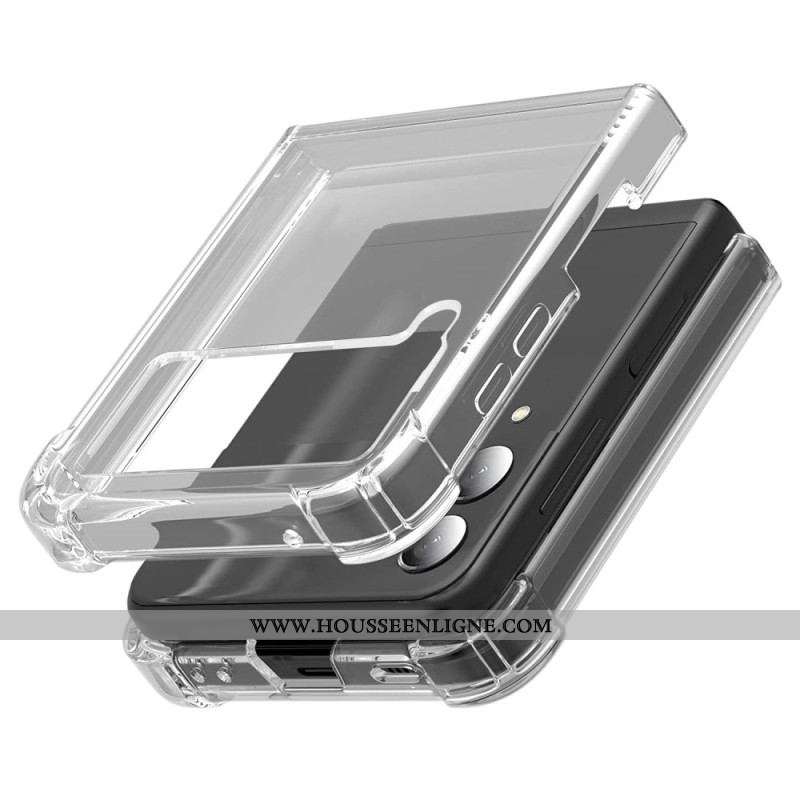 Coque Samsung Galaxy Z Flip 4 Transparente Coins Renforcés