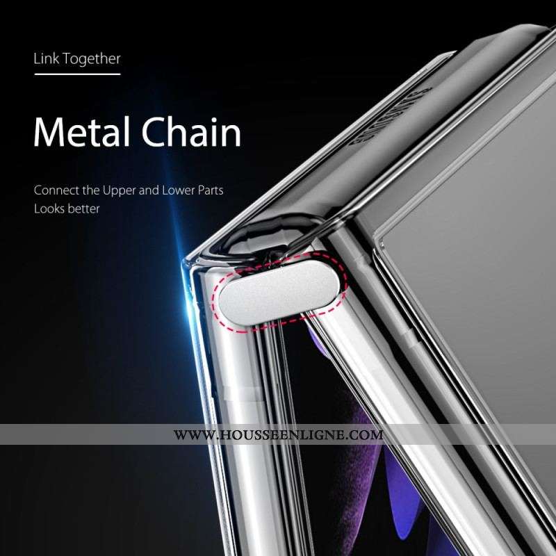 Coque Samsung Galaxy Z Flip 4 Transparente Dux Ducis