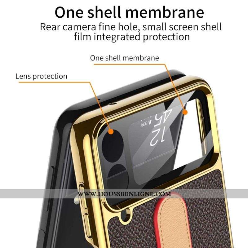 Coque Samsung Galaxy Z Flip 4 avec Bandoulière GKK