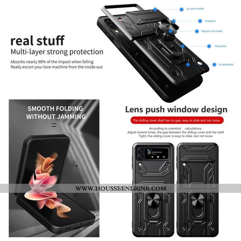 Coque Samsung Galaxy Z Flip 4 à Cordon Polyvalente