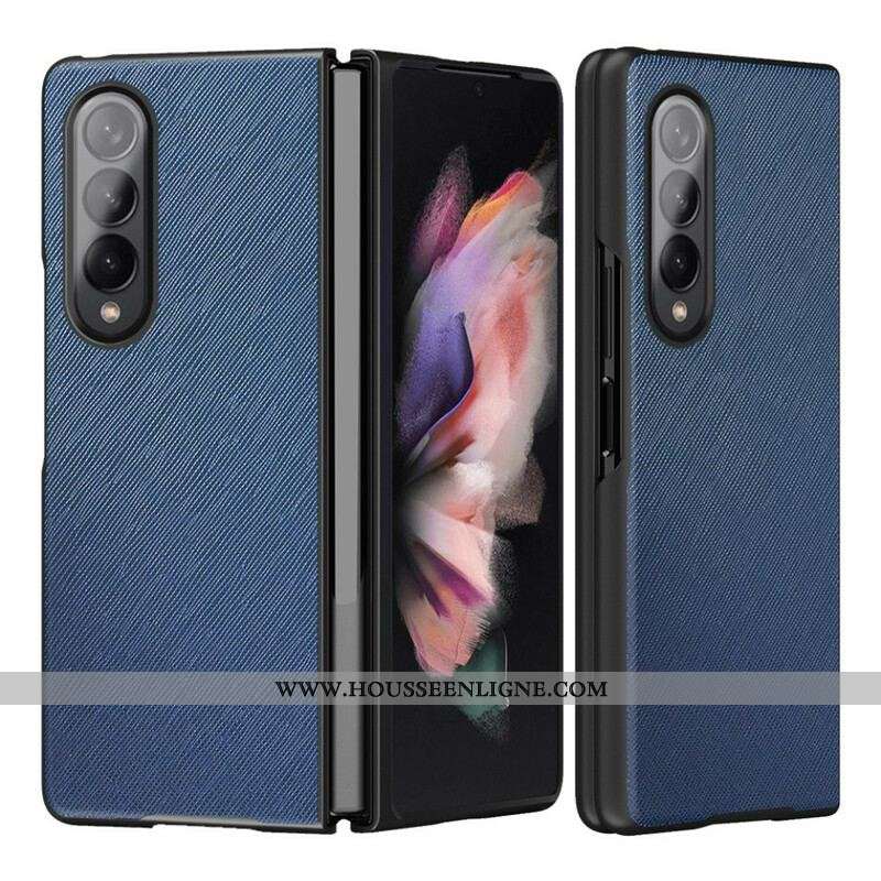 Coque Samsung Galaxy Z Fold 3 5G Cuir Texturé