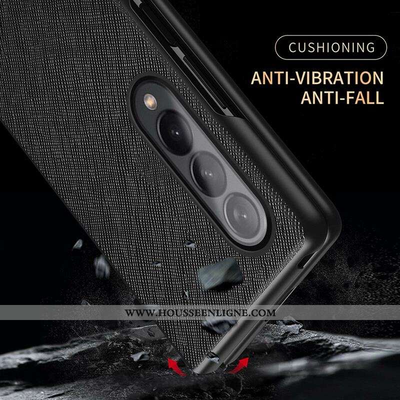 Coque Samsung Galaxy Z Fold 3 5G Cuir Texturé