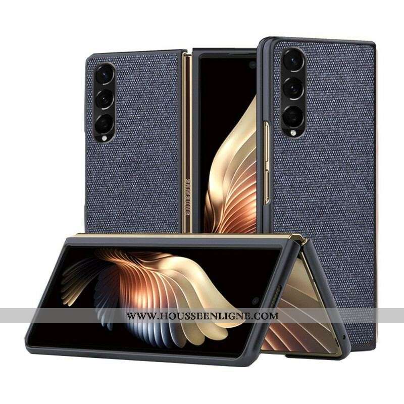 Coque Samsung Galaxy Z Fold 3 5G Effet Cuir Texturé