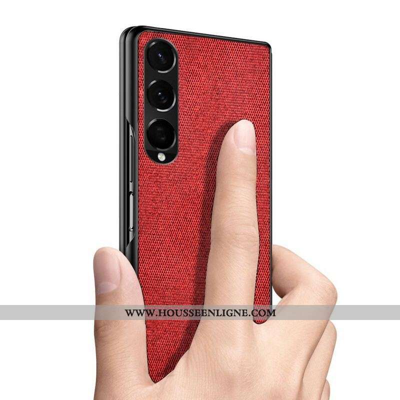 Coque Samsung Galaxy Z Fold 3 5G Effet Cuir Texturé