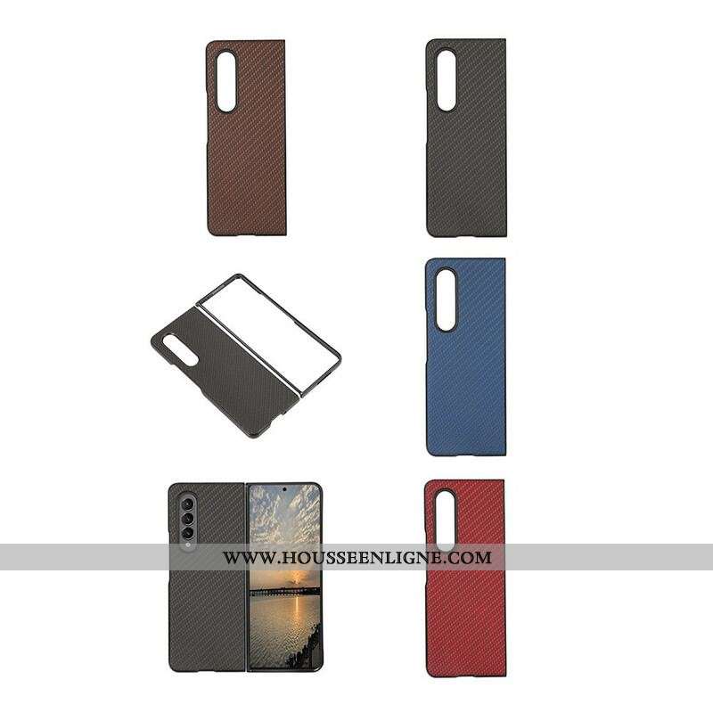 Coque Samsung Galaxy Z Fold 3 5G Fibre Carbone Color