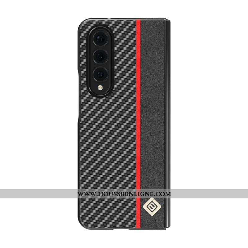 Coque Samsung Galaxy Z Fold 3 5G Fibre Carbone Line LC.IMEEKE