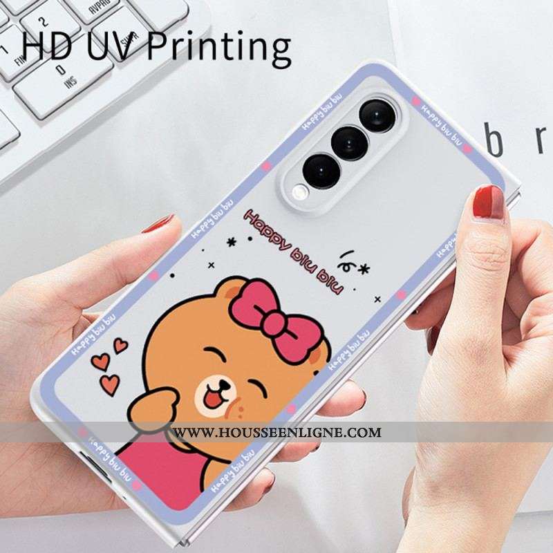 Coque Samsung Galaxy Z Fold 3 5G Girly Bear