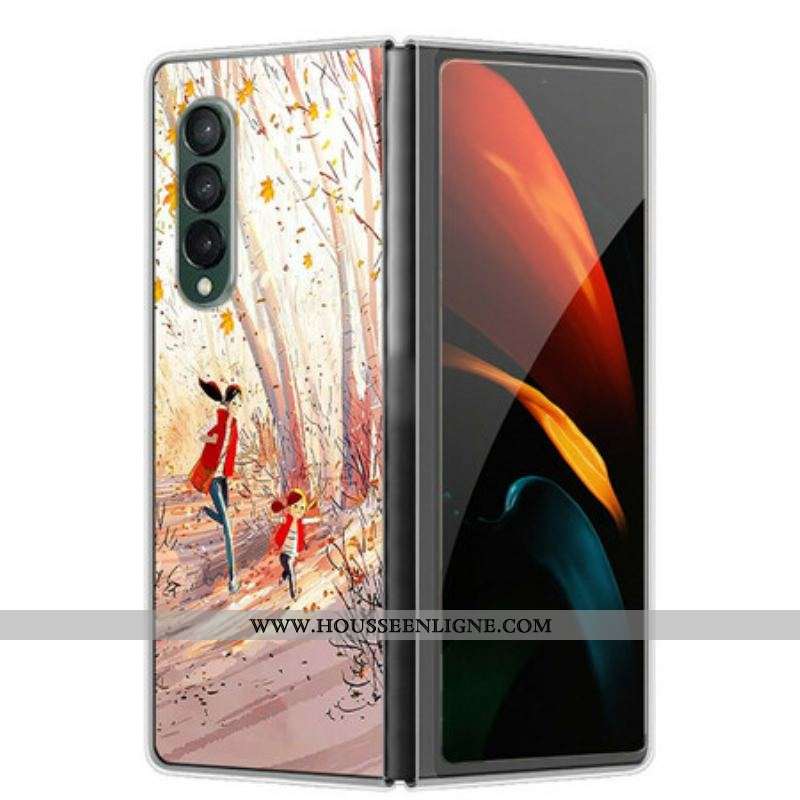 Coque Samsung Galaxy Z Fold 3 5G Paysage d'Automne