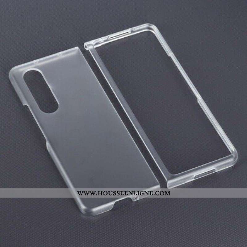 Coque Samsung Galaxy Z Fold 3 5G Plastique Transparent Mat