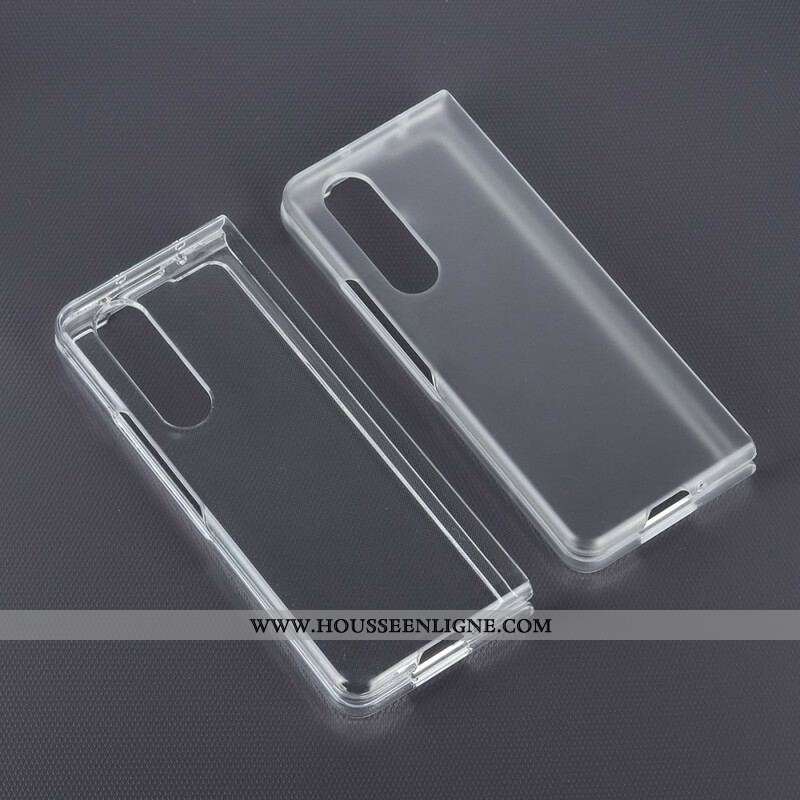 Coque Samsung Galaxy Z Fold 3 5G Plastique Transparent Mat