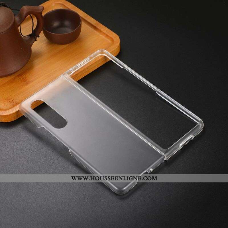 Coque Samsung Galaxy Z Fold 3 5G Plastique Transparent Mat