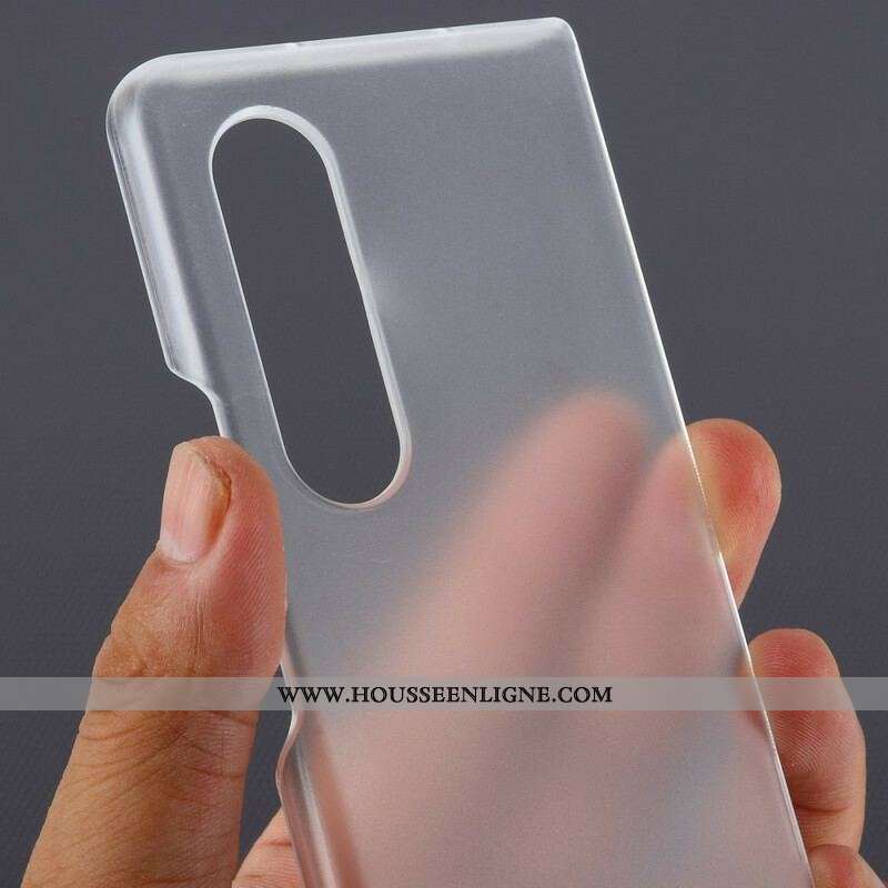 Coque Samsung Galaxy Z Fold 3 5G Plastique Transparent Mat