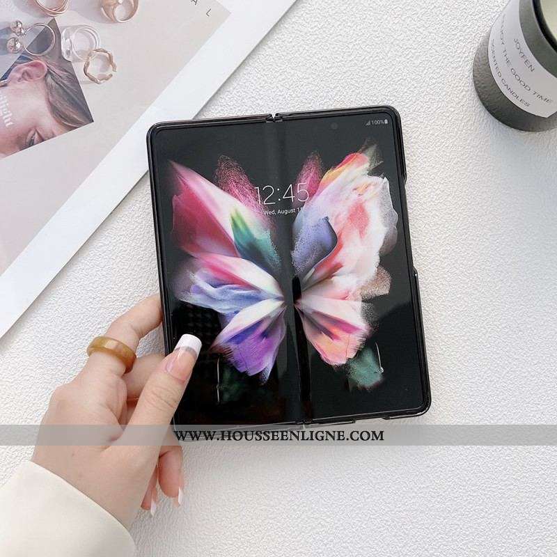 Coque Samsung Galaxy Z Fold 3 5G Protecteur Écran et Anneau-Support