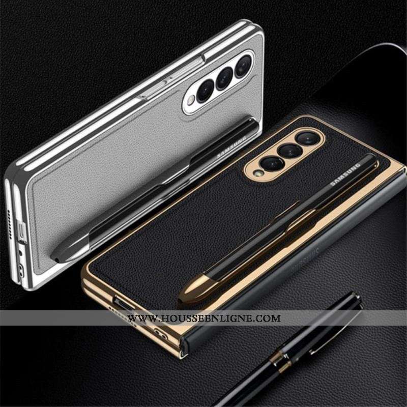 Coque Samsung Galaxy Z Fold 3 5G Protection Écran et Porte-Stylet GKK