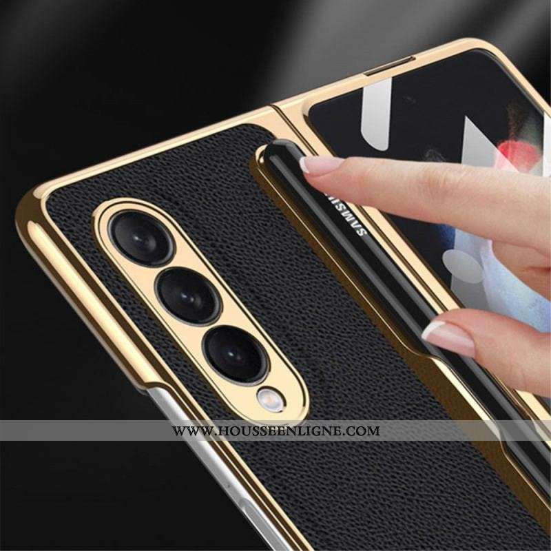 Coque Samsung Galaxy Z Fold 3 5G Protection Écran et Porte-Stylet GKK