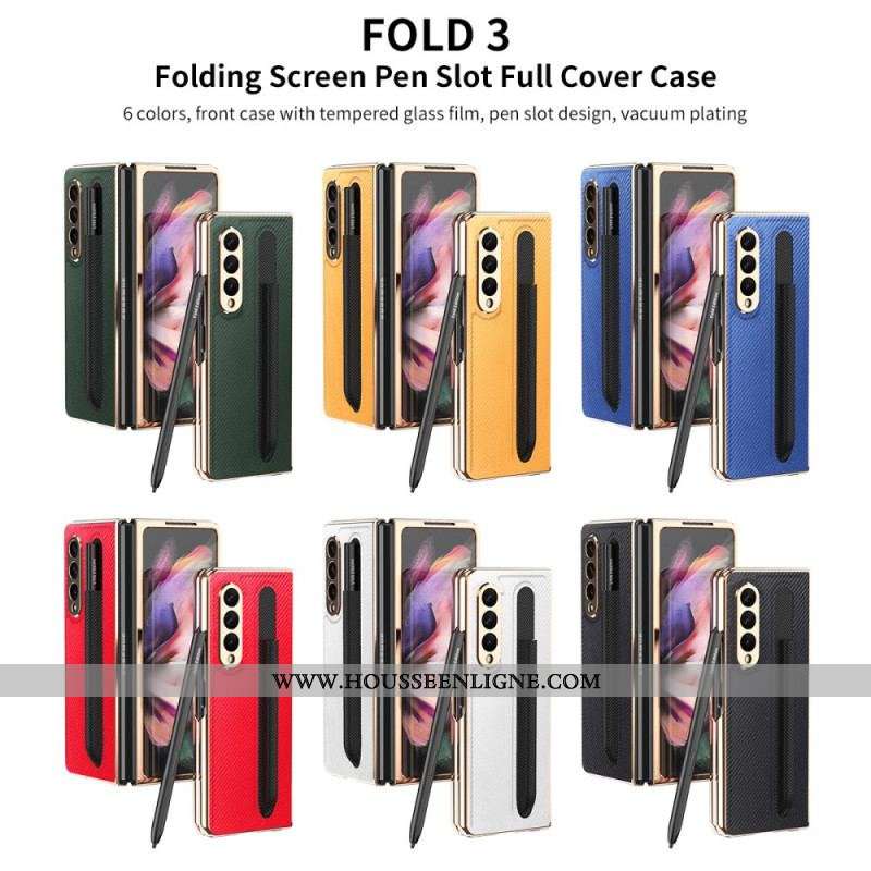 Coque Samsung Galaxy Z Fold 3 5G Protection Écran et Porte-Stylet