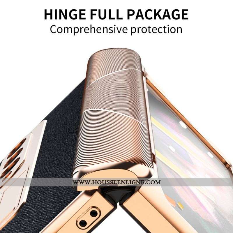 Coque Samsung Galaxy Z Fold 3 5G Support et Protecteur Écran