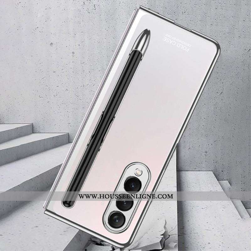 Coque Samsung Galaxy Z Fold 3 5G Transparente avec Porte-Stylet GKK