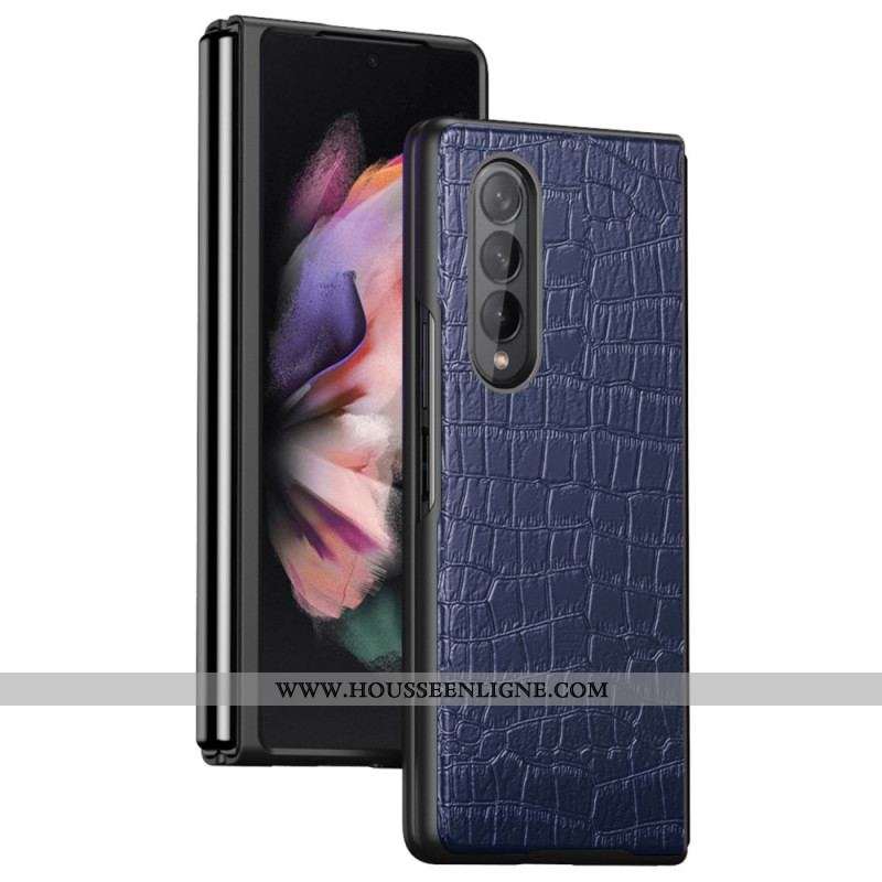 Coque Samsung Galaxy Z Fold 4 Classic Croco