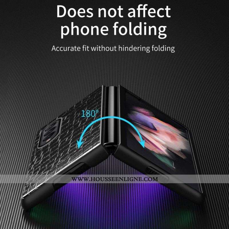 Coque Samsung Galaxy Z Fold 4 Classic Croco