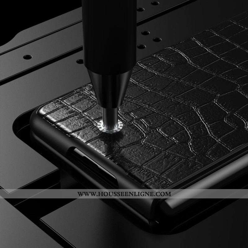 Coque Samsung Galaxy Z Fold 4 Classic Croco