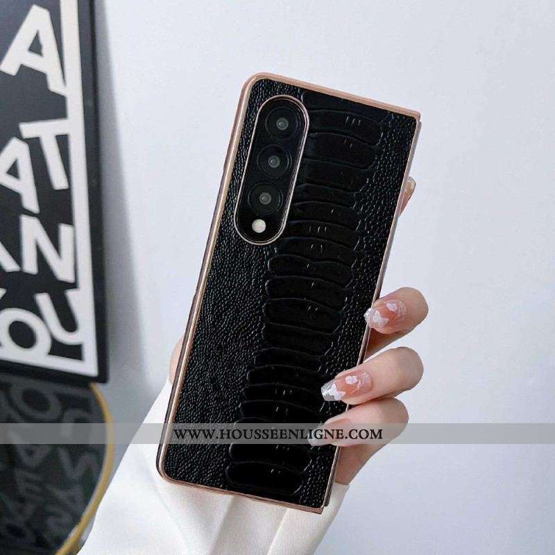 Coque Samsung Galaxy Z Fold 4 Croco Line