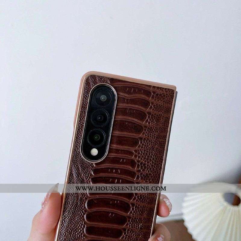 Coque Samsung Galaxy Z Fold 4 Croco Line