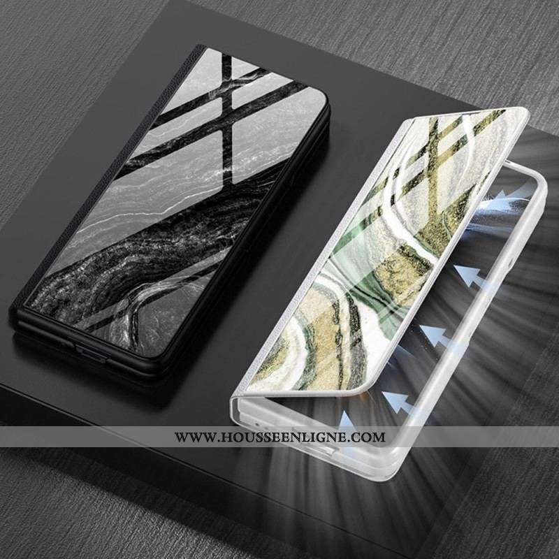 Coque Samsung Galaxy Z Fold 4 GKK Marble Waves