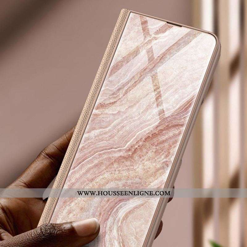 Coque Samsung Galaxy Z Fold 4 GKK Marble Waves