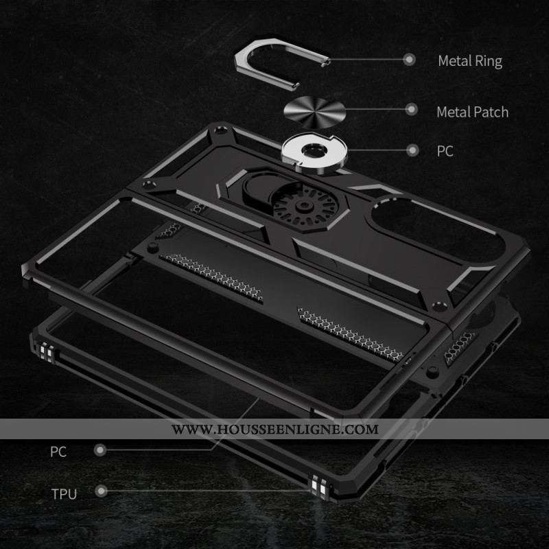 Coque Samsung Galaxy Z Fold 4 Military Grade avec Anneau