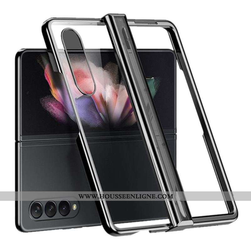 Coque Samsung Galaxy Z Fold 4 Transparente Métallisée à Charnière