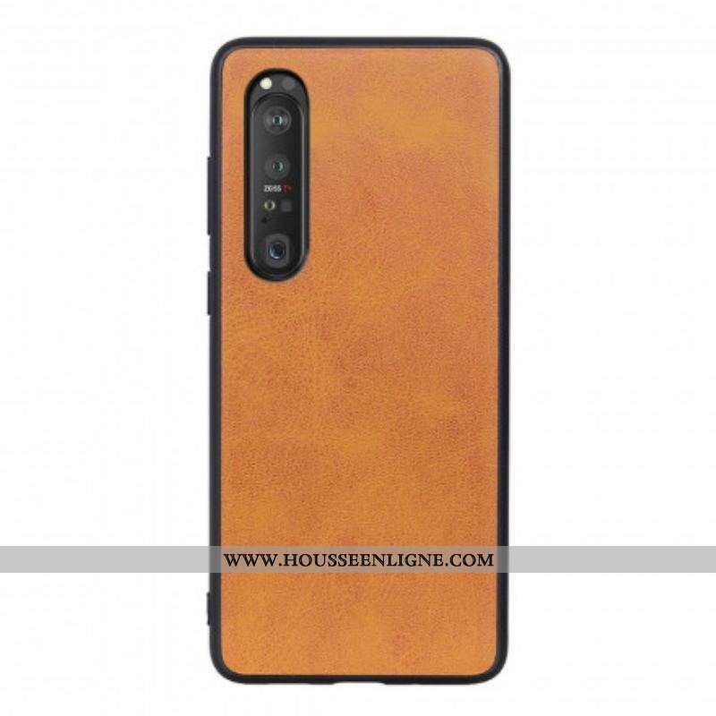 Coque Sony Xperia 1 III Effet Cuir