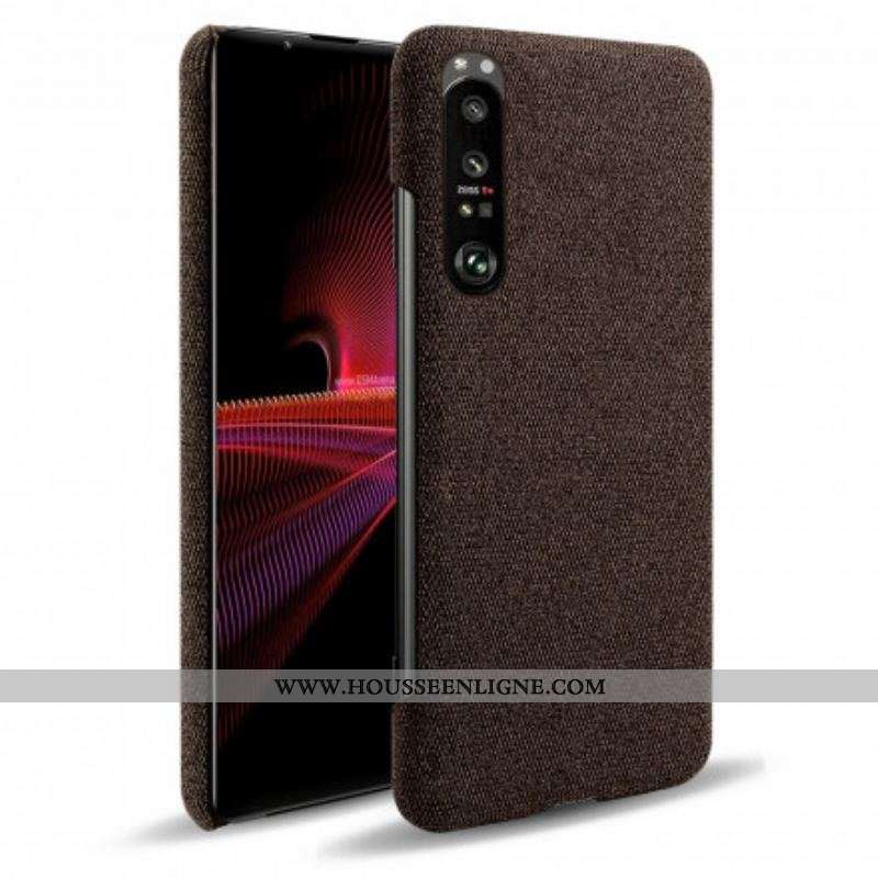 Coque Sony Xperia 1 III Texture Tissu KSQ