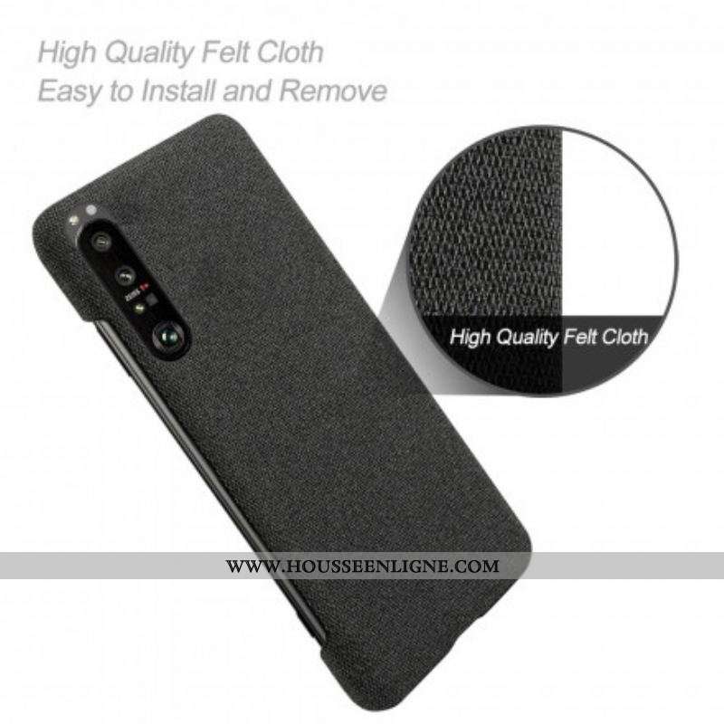 Coque Sony Xperia 1 III Texture Tissu KSQ